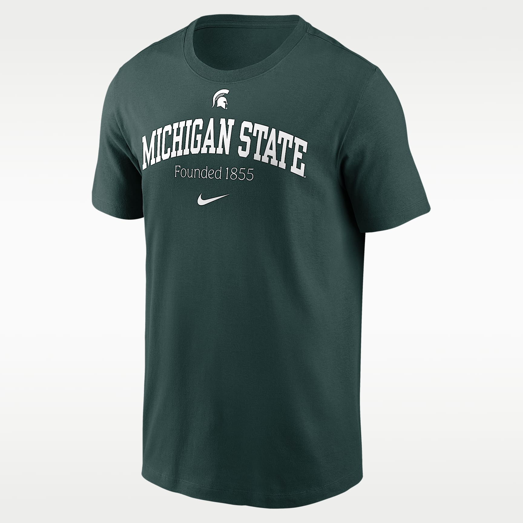 Michigan State Academic Arch Men's Nike College T-Shirt. Nike.com